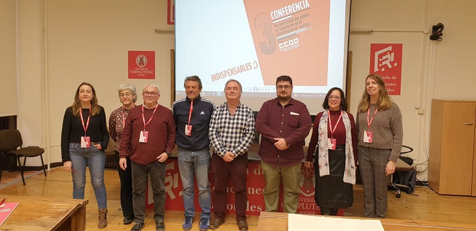 Miembros de Comisiones Obreras. / FOTO CEDIDA