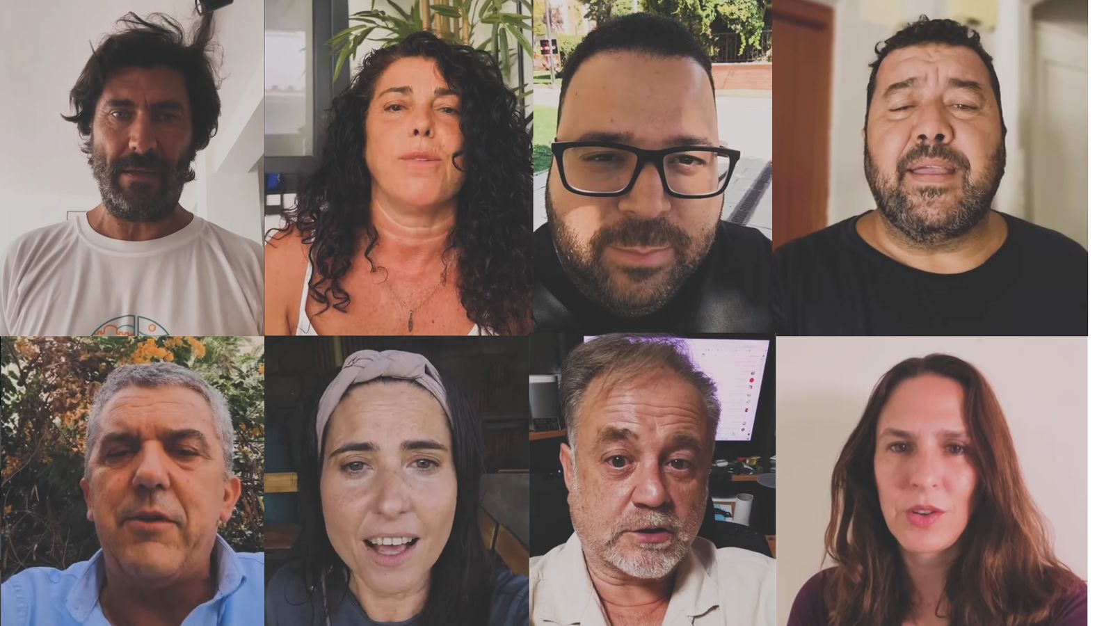 Ciudadanos participantes en la campaña de solidaridad