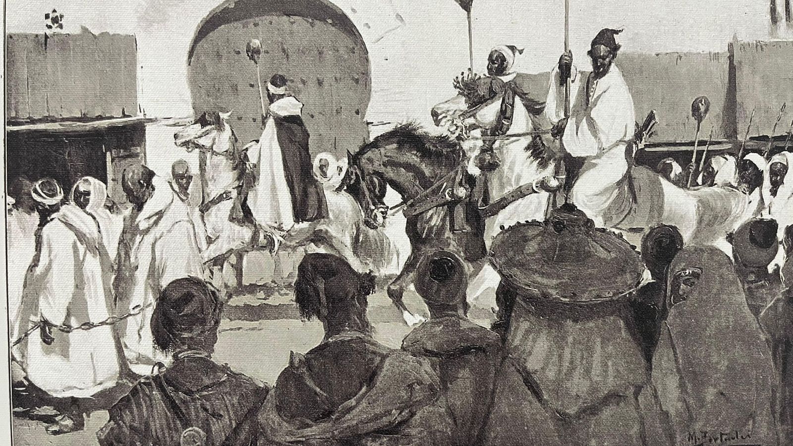 Inauguración de la exposición de pinturas de Mariano Bertuchi 'Estampas marroquíes'