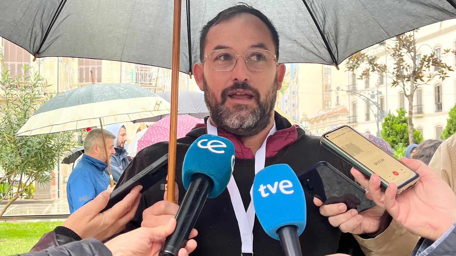 El portavoz de los autónomos ceutíes, Javier Barrientos