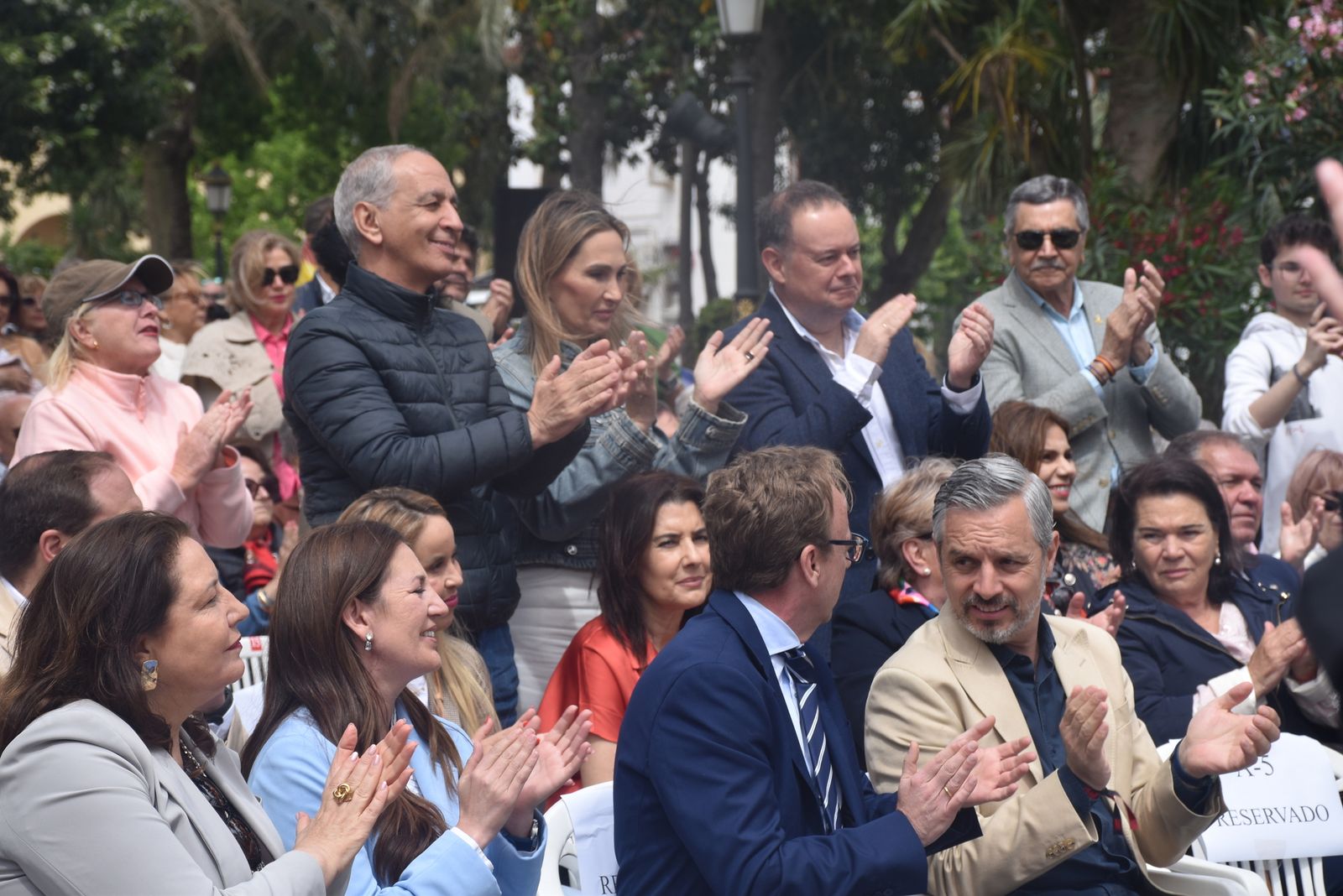 Acto del PP por el Día de Europa en la Plaza de África, con la presencia de su presidente nacional, Alberto Núñez Feijóo