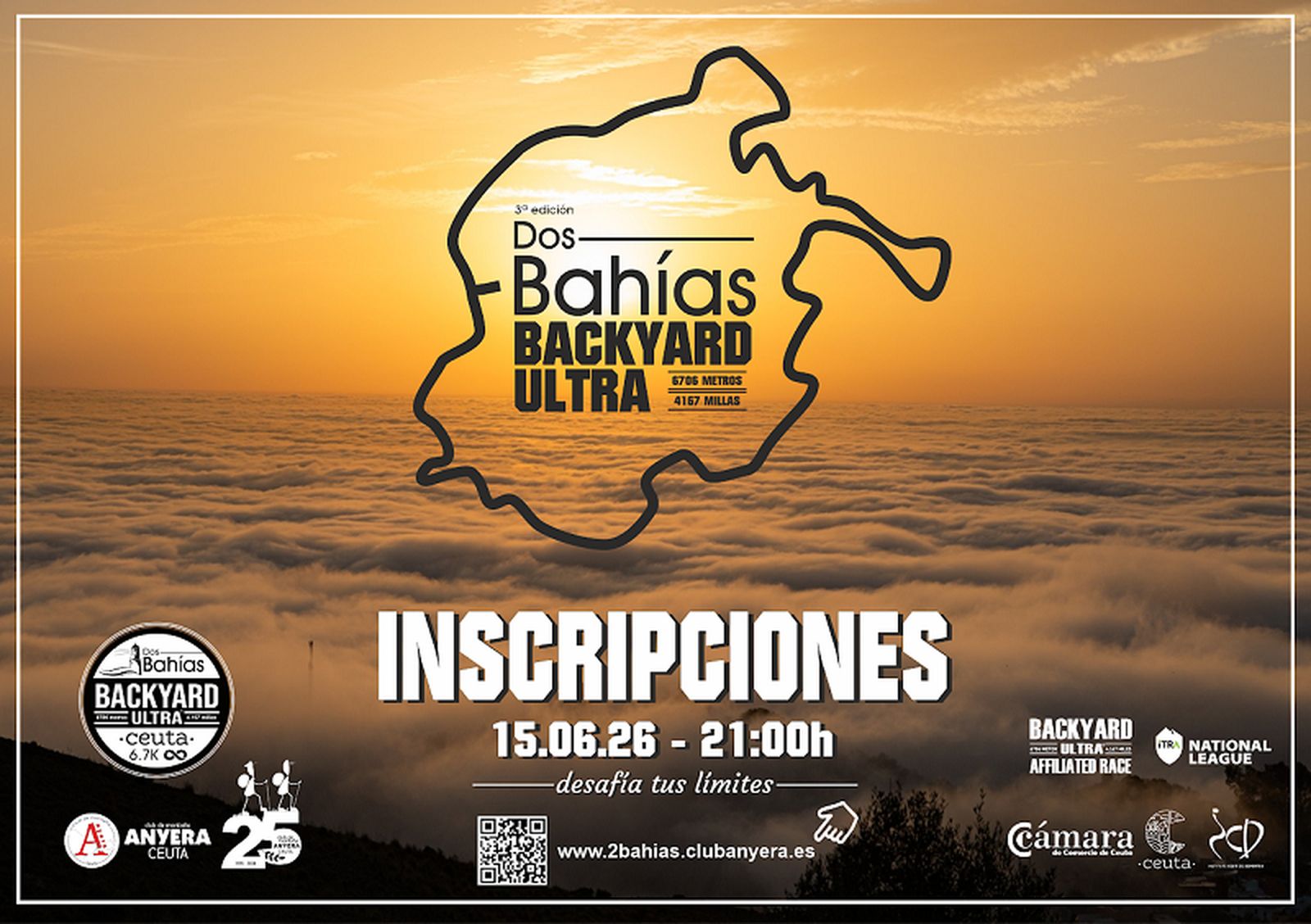 Cartel de la prueba que organiza Anyera