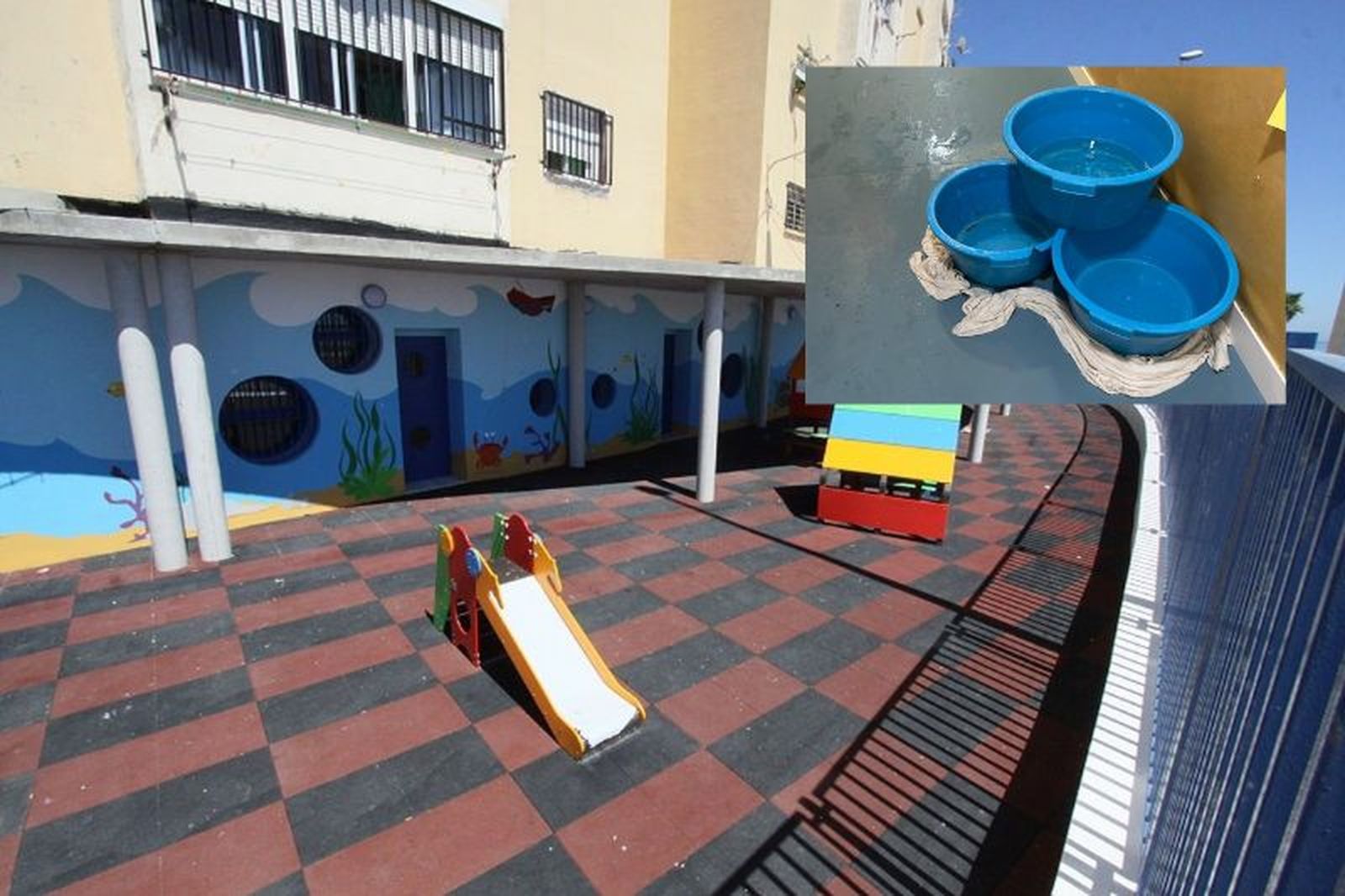 Filtraciones en la Escuela Infantil La Pecera