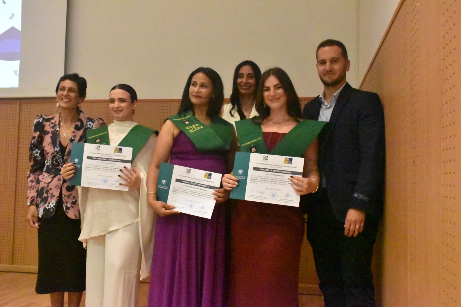 Graduación en el Campus de los posgrados de la Universidad de Granada en Ceuta