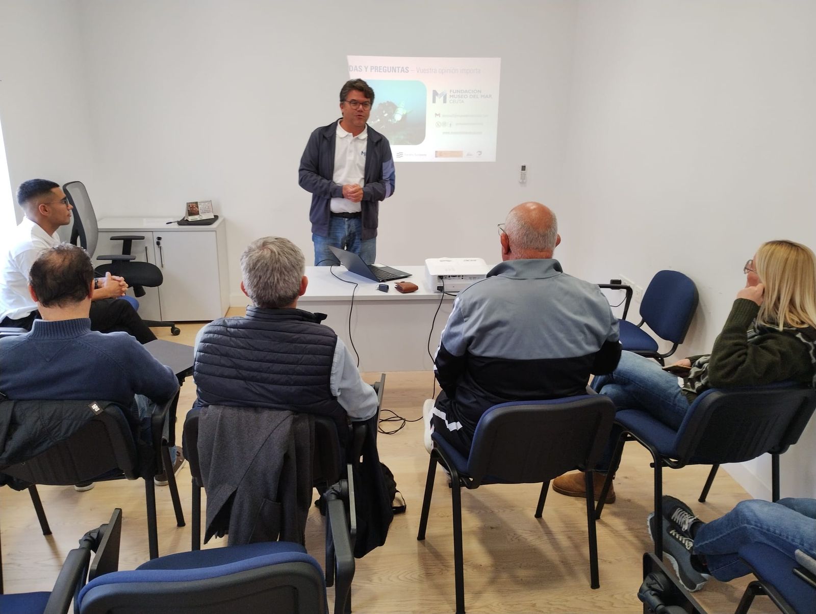 Momento de la presentación