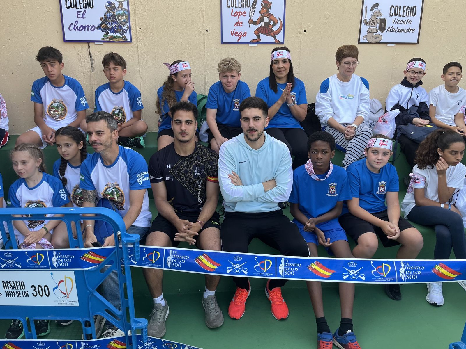 El ‘Desafío de los 300’ convierte Ceuta en una fiesta escolar de esfuerzo, compañerismo y superación