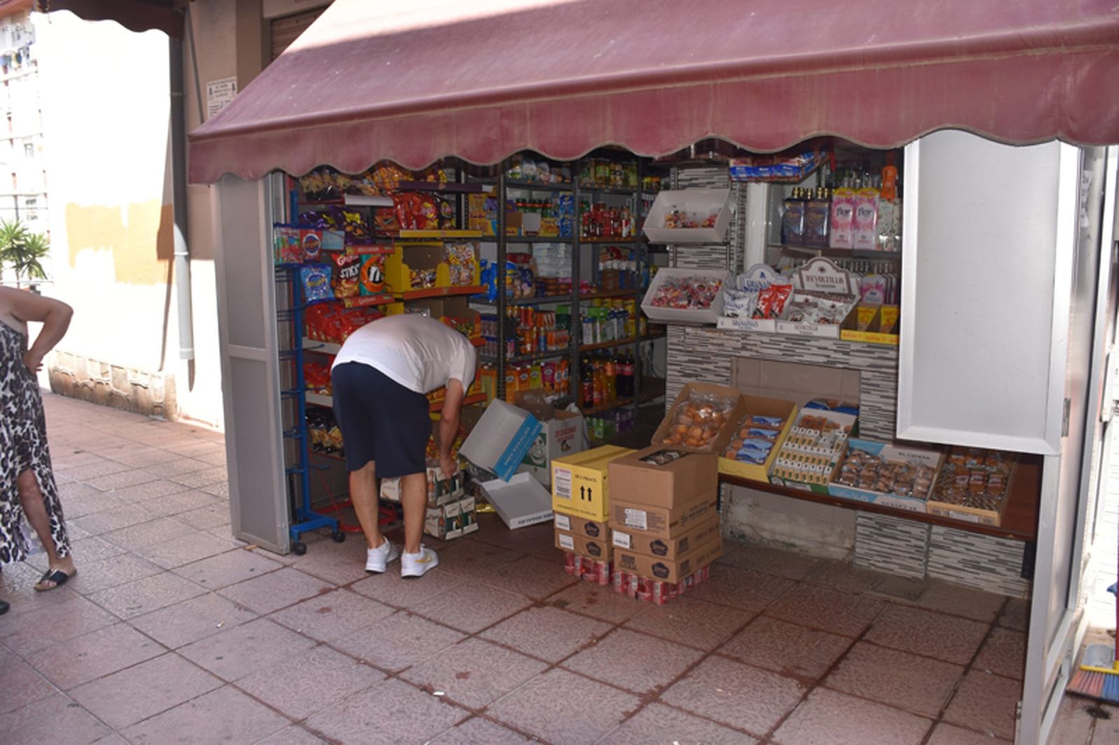 Un puesto abierto en el Mercado de Terrones. / FOTO NICOL'S