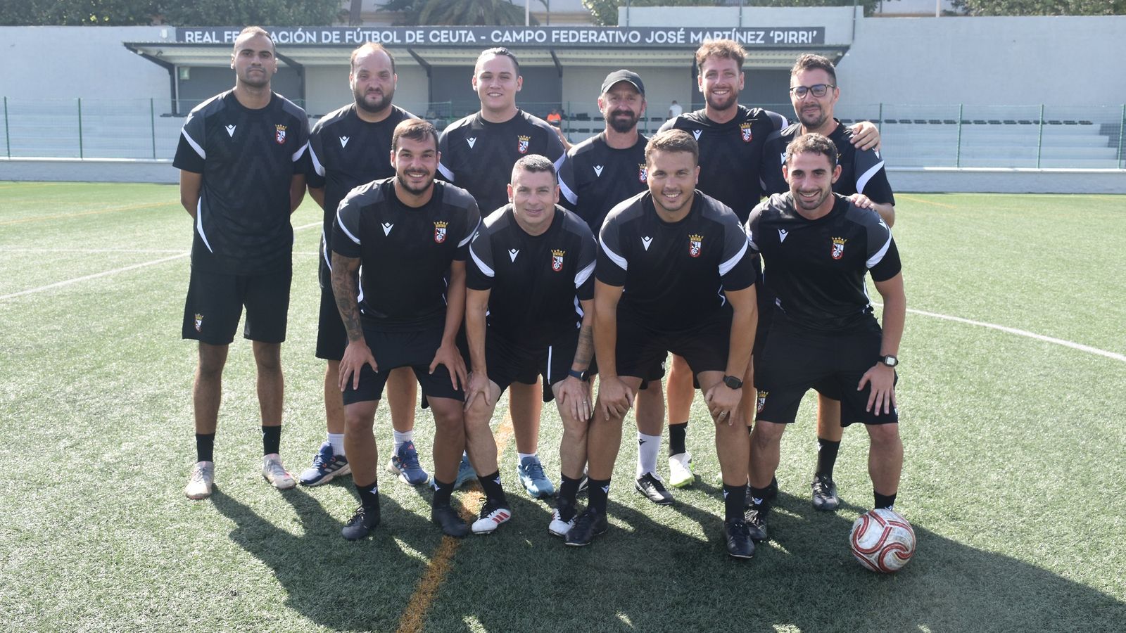 Cuerpo técnico de la AD Ceuta B