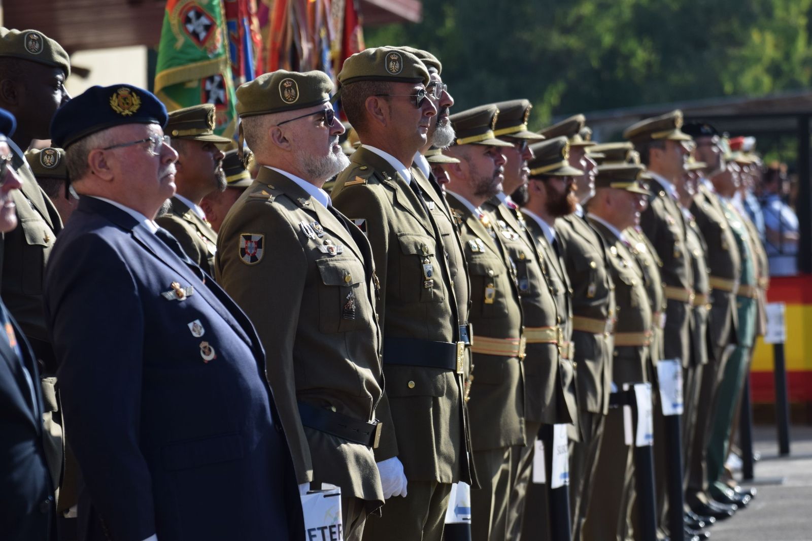 El Regimiento de Ingenieros 7 honra a San Fernando en una solemne parada militar en El Jaral