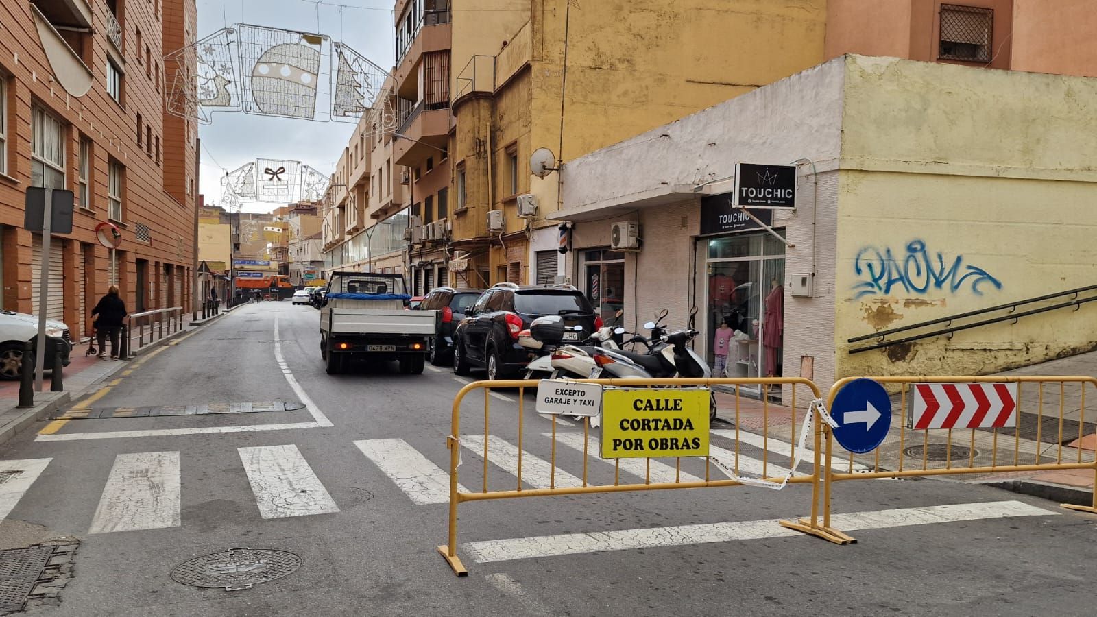 La calle Romero de Córdoba se encuentra cerrada al tráfico rodado desde este miércoles