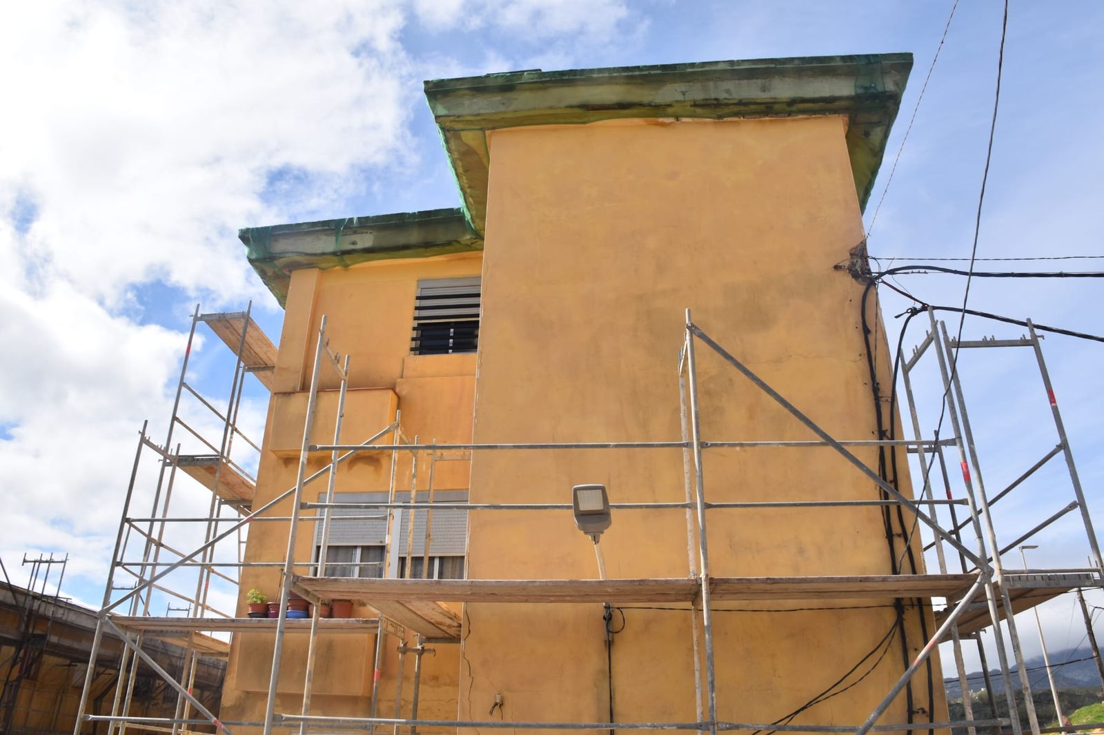 Las obras en las fachadas del Príncipe Felipe estarán acabadas en dos años