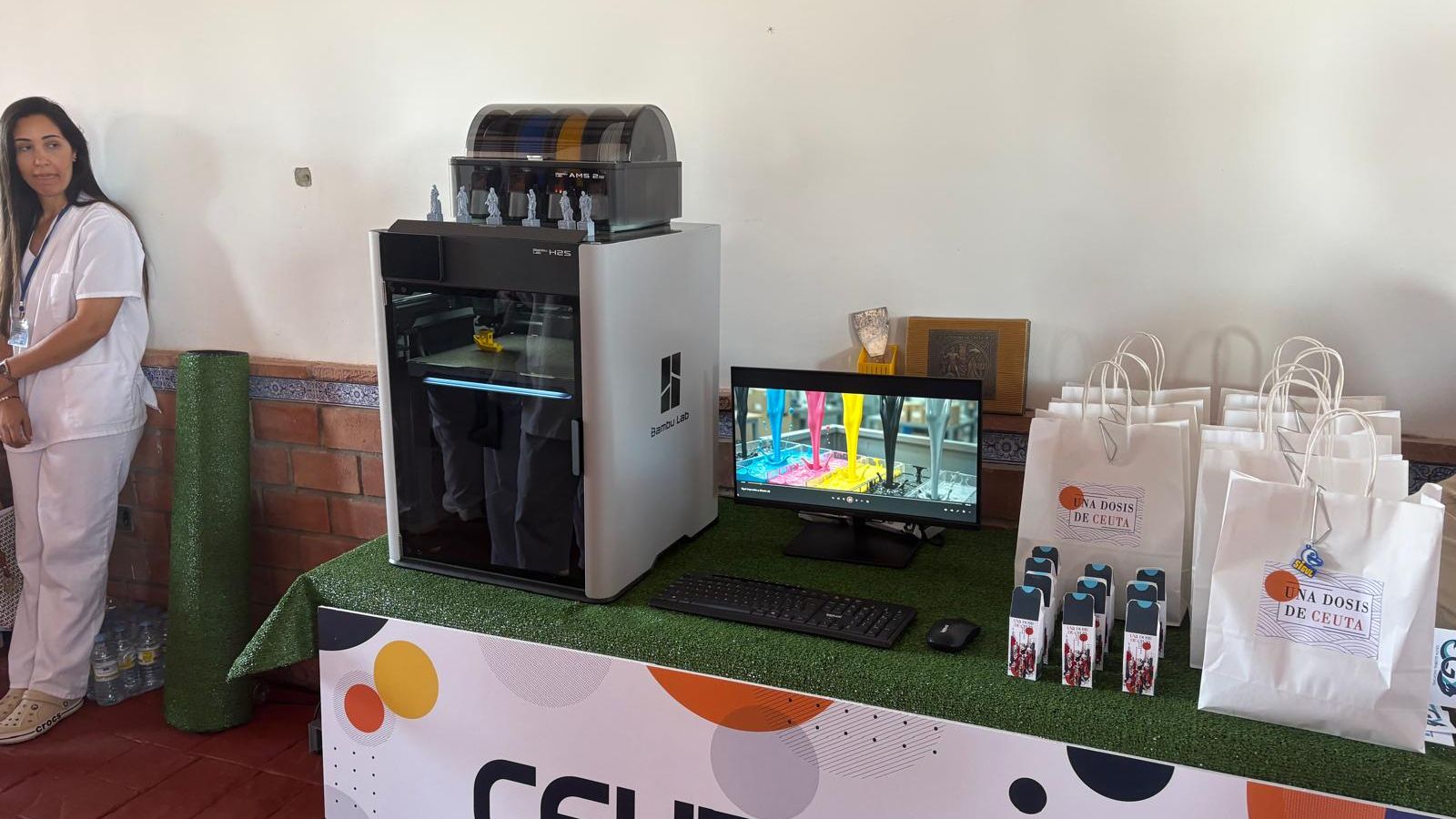 El stand de las impresoras 3D