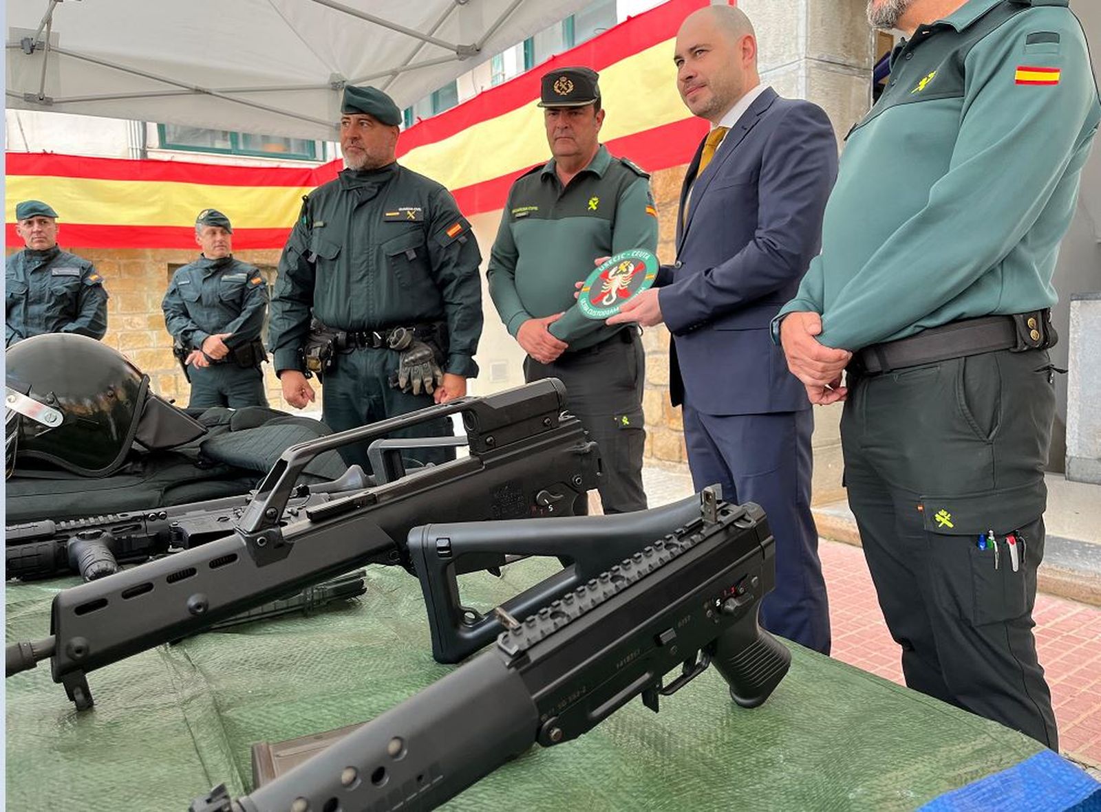 Momento de la presentación de la nueva unidad