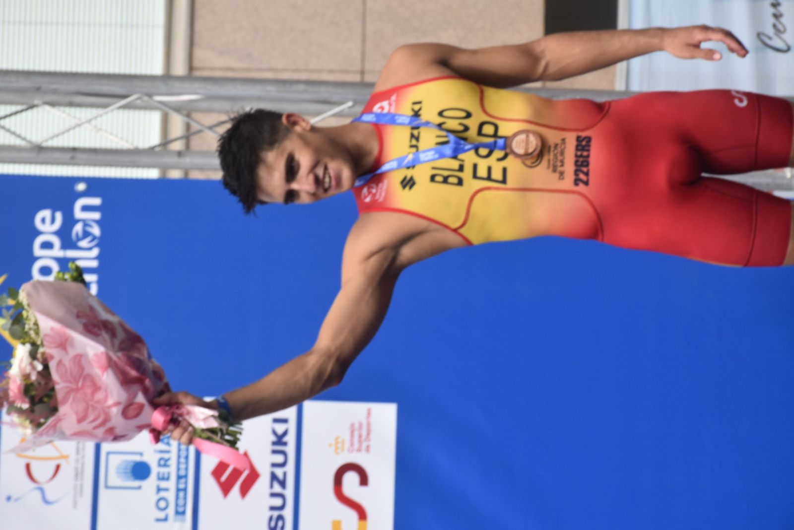 Entrega de trofeos de la Copa de Europa de Triatlón