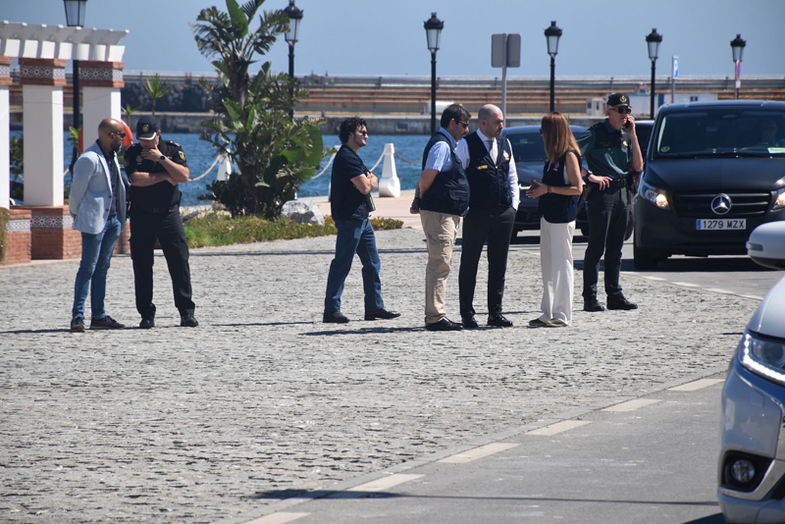 La OPE ensaya una zona de emergencia en el Muelle España