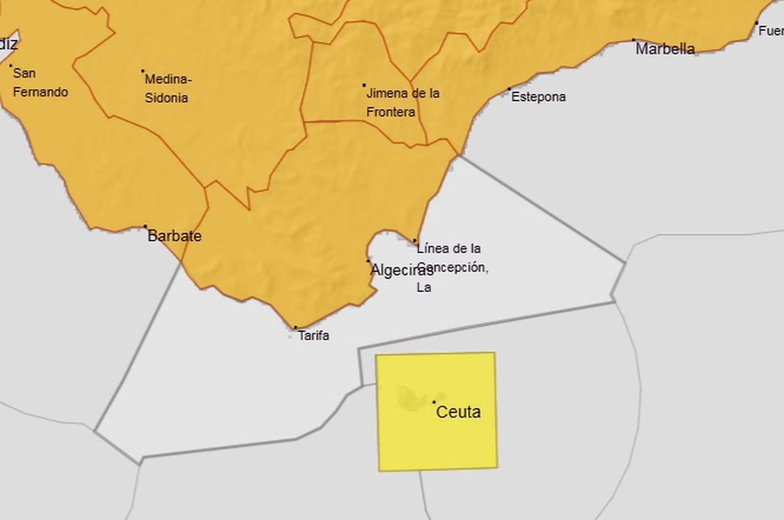 El aviso permanecerá vigente durante la tarde y primeras horas de la noche del miércoles, cuando podrían registrarse los episodios de mayor intensidad en la ciudad
