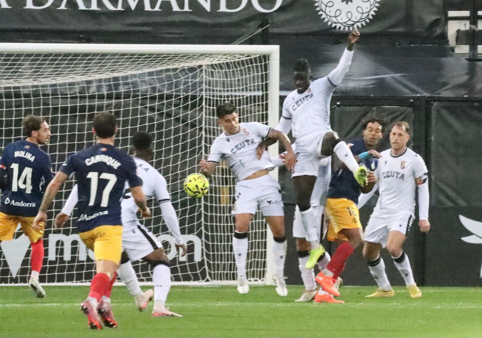 La AD Ceuta se muestra sólido ante un buen Andorra