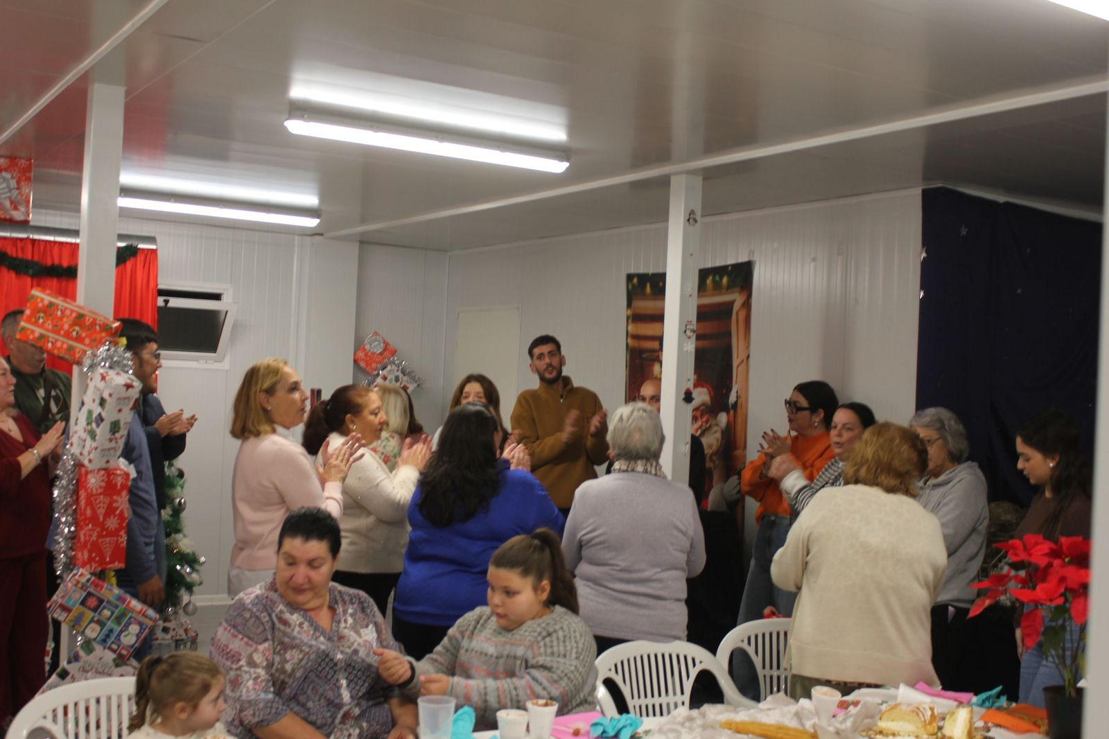 Una chocolatada especial en Juan XXIII