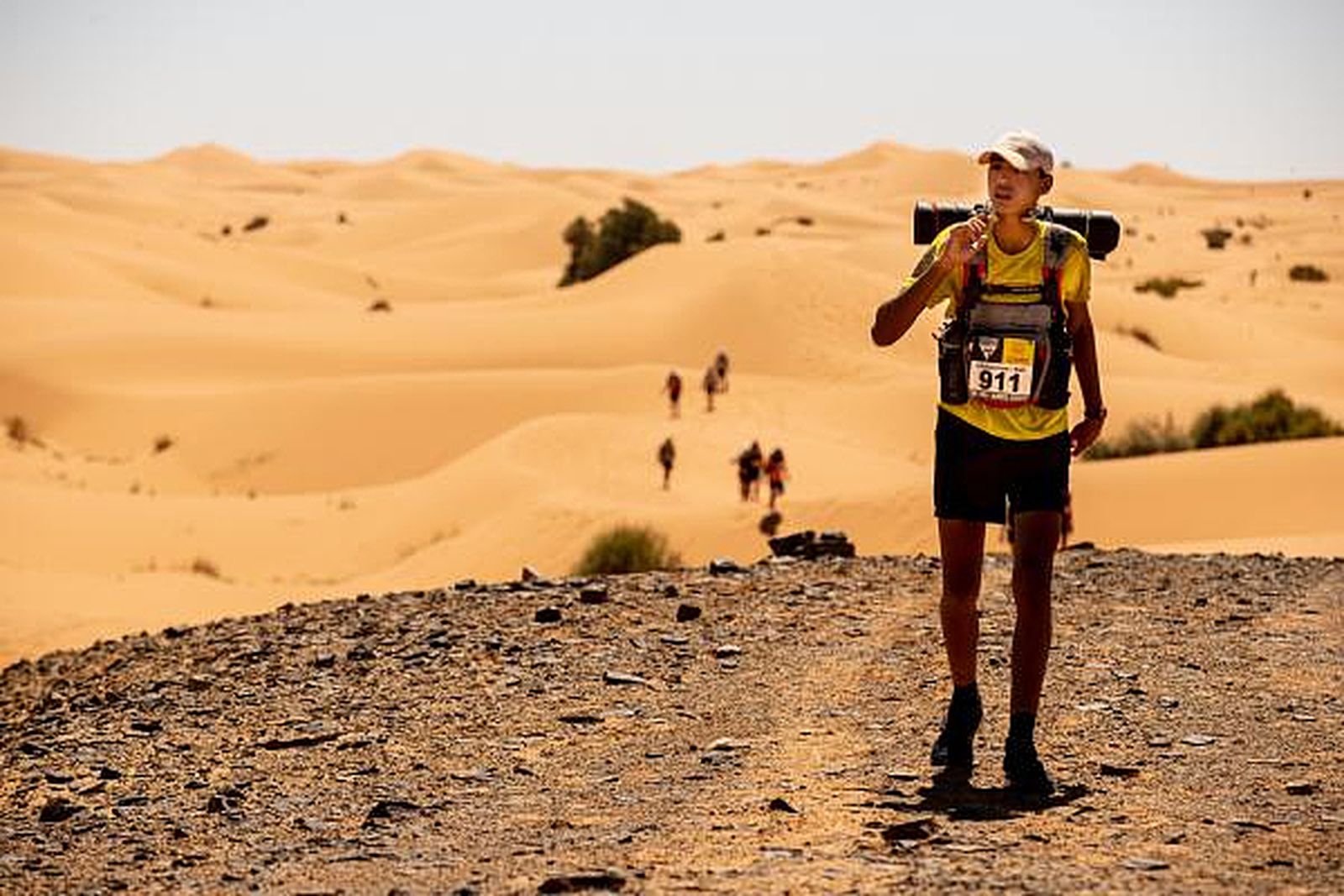El joven caballa, durante la etapa reina de 80 kilómetros. / FOTO CEDIDA