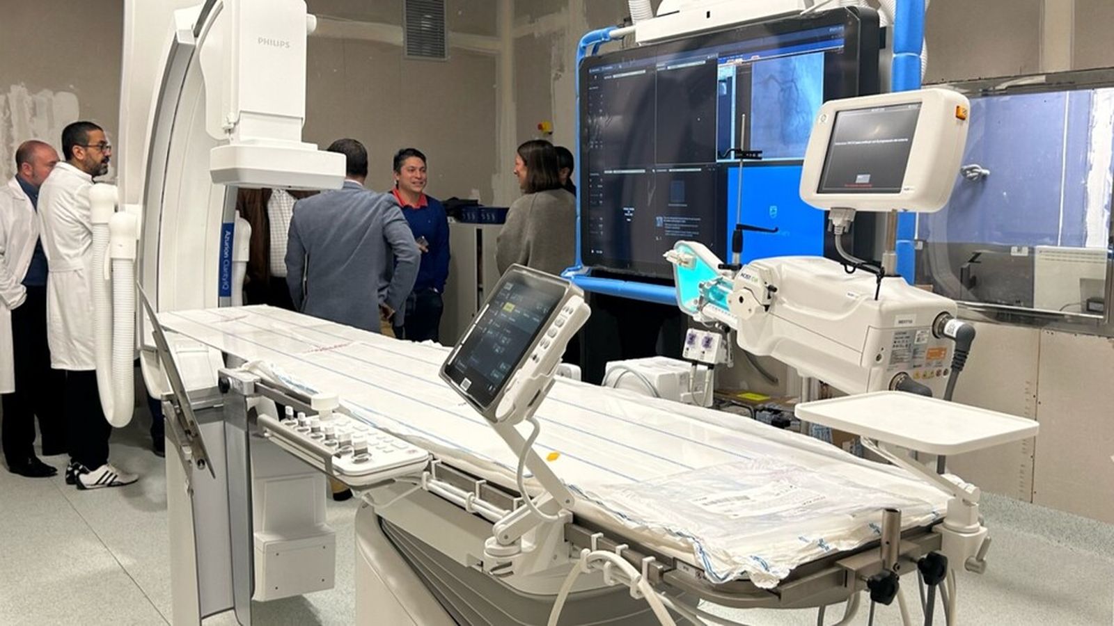 Sala de Hemodinámica del Hospital Universitario de Ceuta