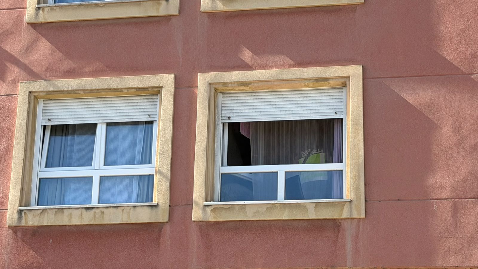 Operativo en el interior de la vivienda