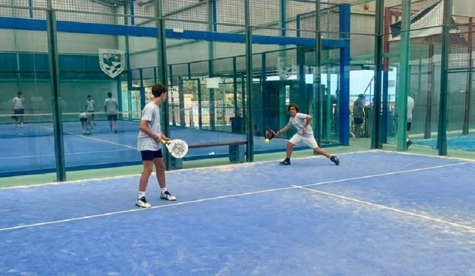 Partido de pádel en Ceuta
