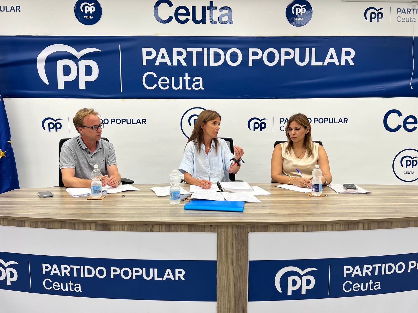 Fúnez mantuvo una reunión en la noche de este lunes en la sede del PP