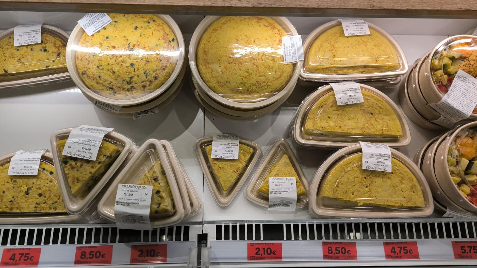 Las famosas tortillas de patata y calabacín