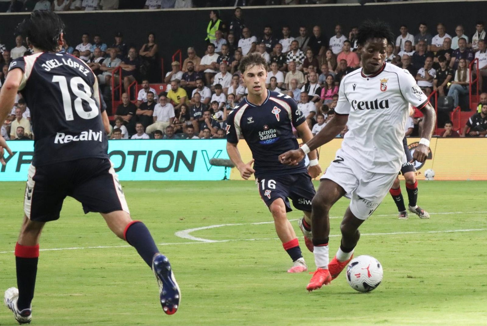 El partido  AD Ceuta-Celta Fortuna en imágenes