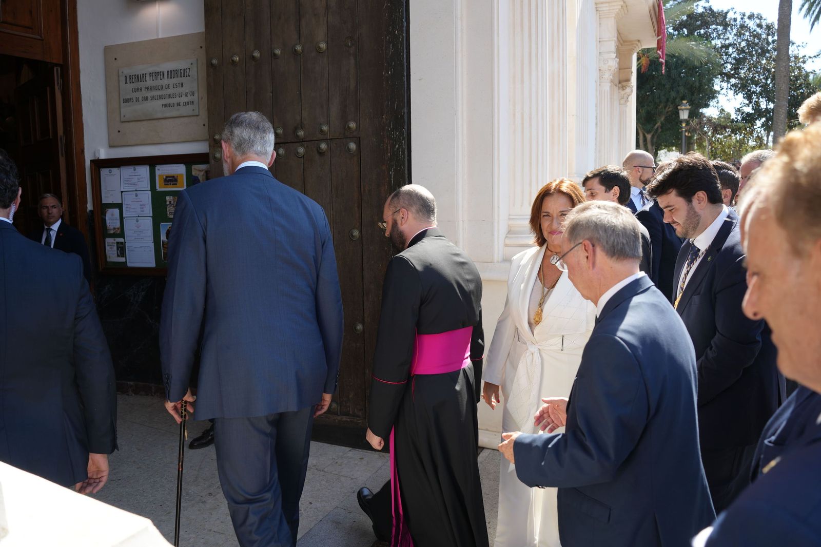 Los Reyes visitan el Santuario de África