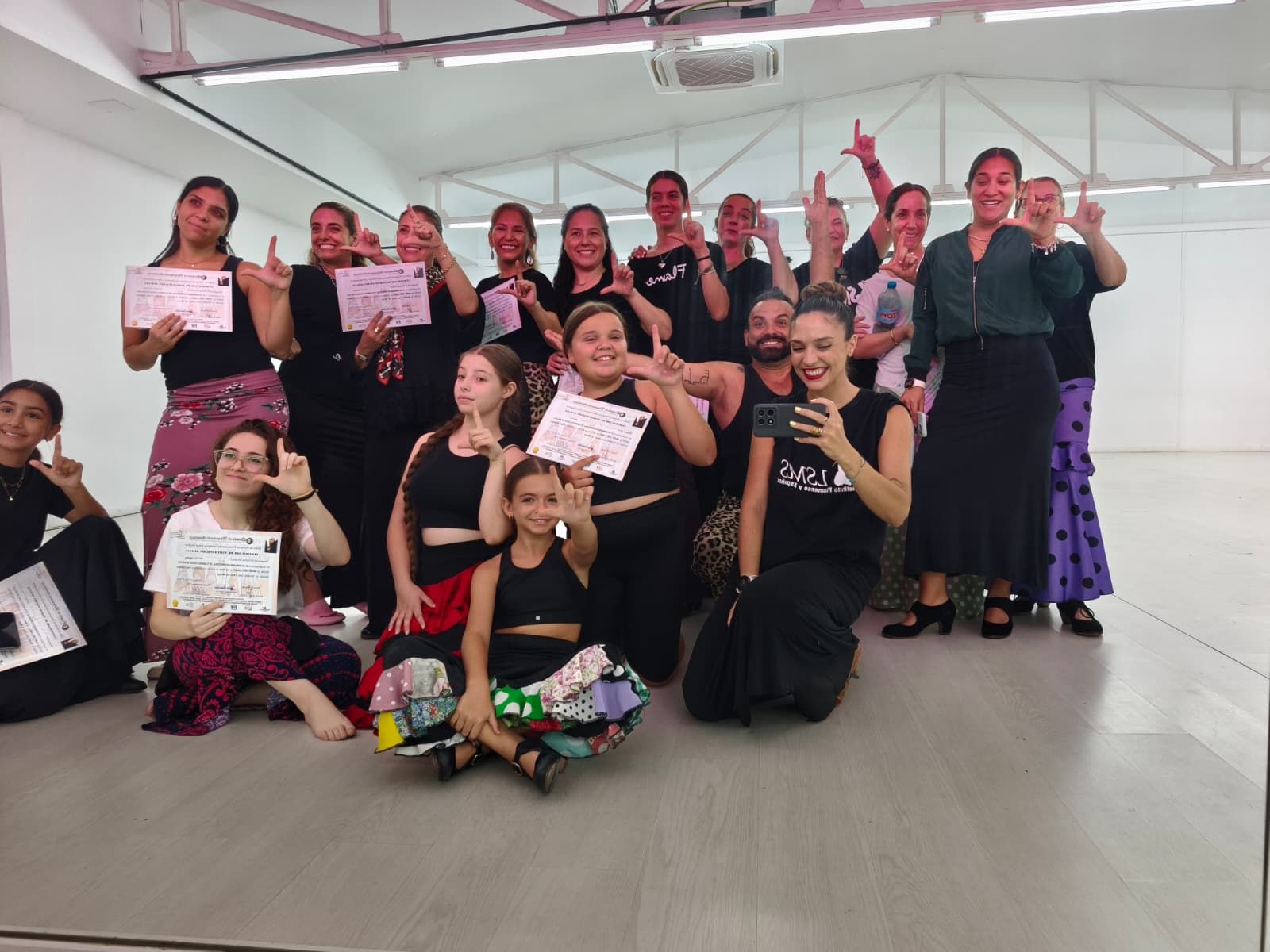 El talento ceutí del Instituto Flamenco LSMS brilla en el Seminario Internacional de Flamenco de Málaga