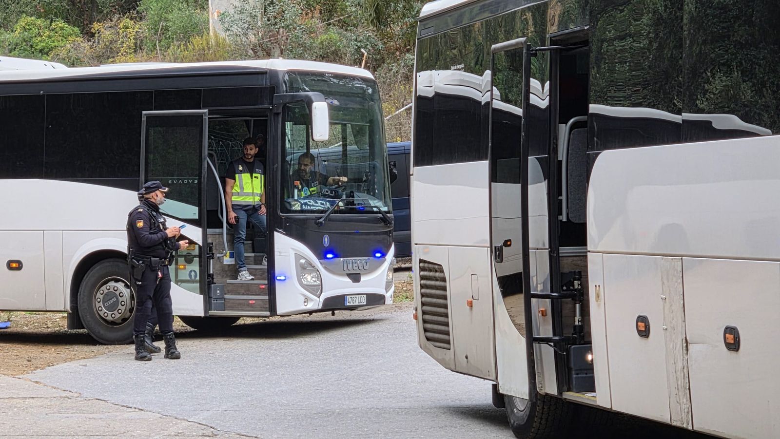 Amplio despliegue de la UIP en el CETI de Ceuta para proceder a la expulsión de decenas de migrantes