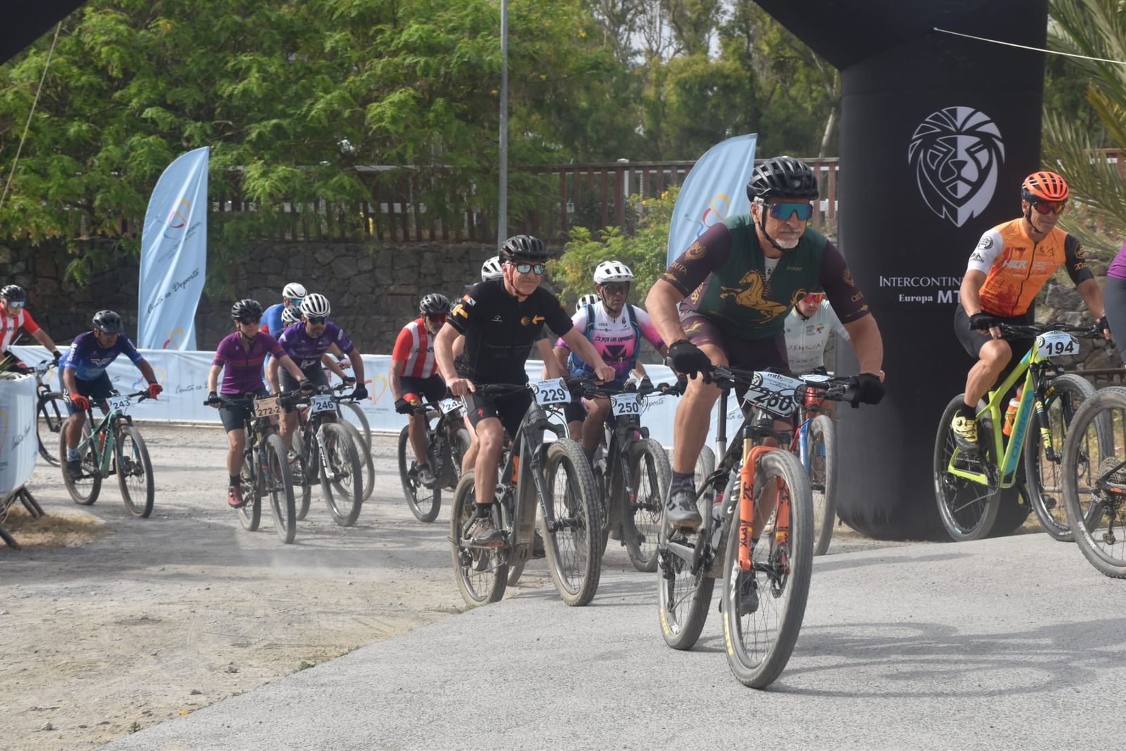 Participantes en la Intercontinental Race