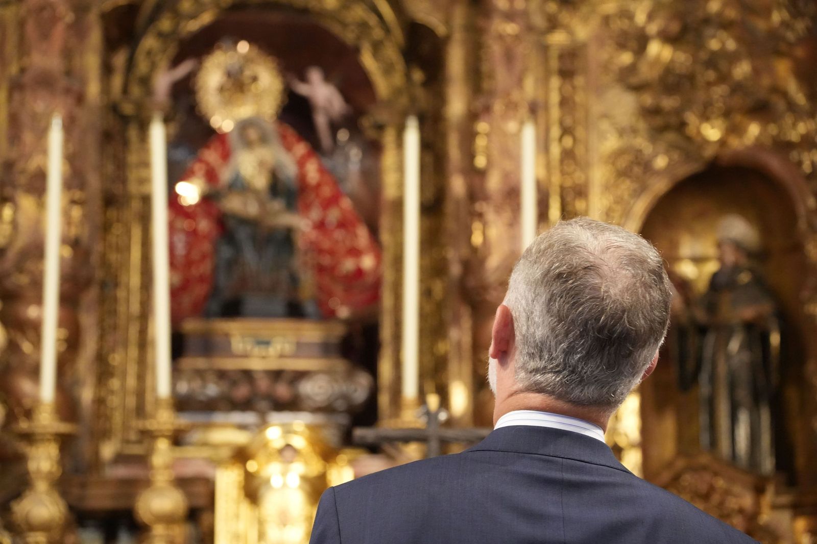 La visita de los reyes al Santuario de África, en imágenes