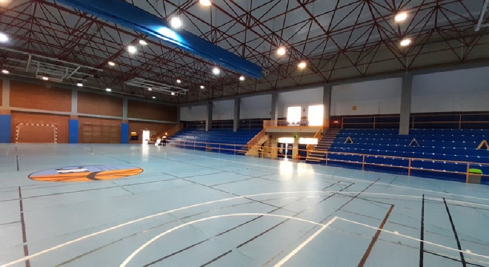 Interior del polideportivo Antonio Campoamor