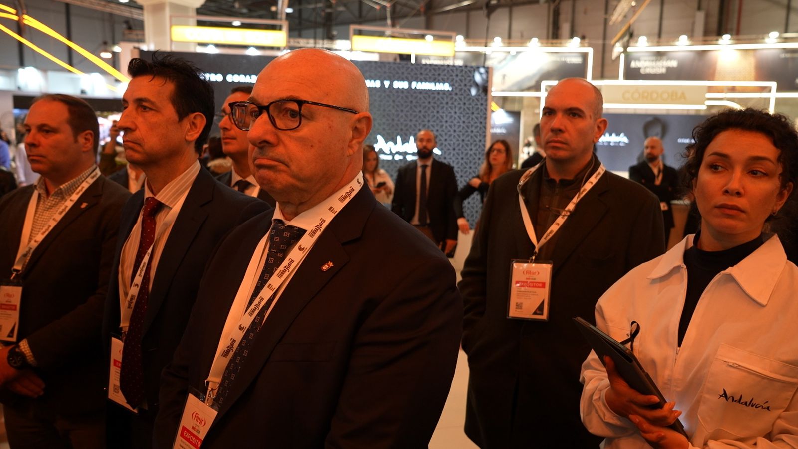 Ceuta inicia su participación en FITUR asistiendo al homenaje a las víctimas de Adamuz en el stand de Andalucía