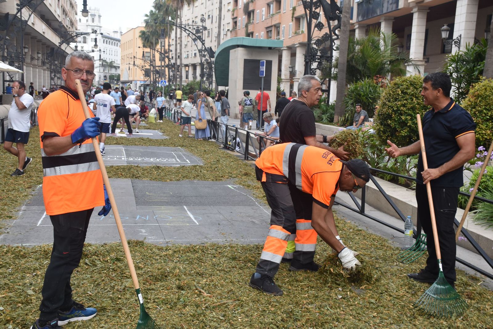 Todo preparado para el Corpus Christi en Ceuta