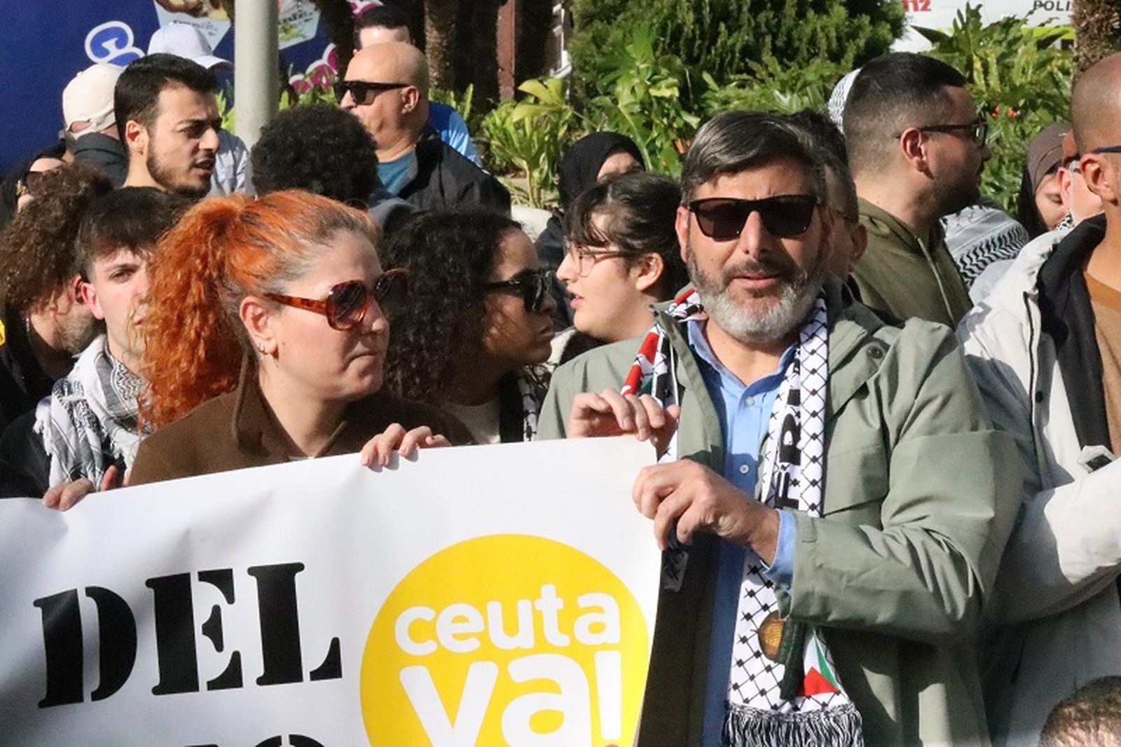 Julia Ferreras y Mohamed Mustafa. / FOTO REDUAN