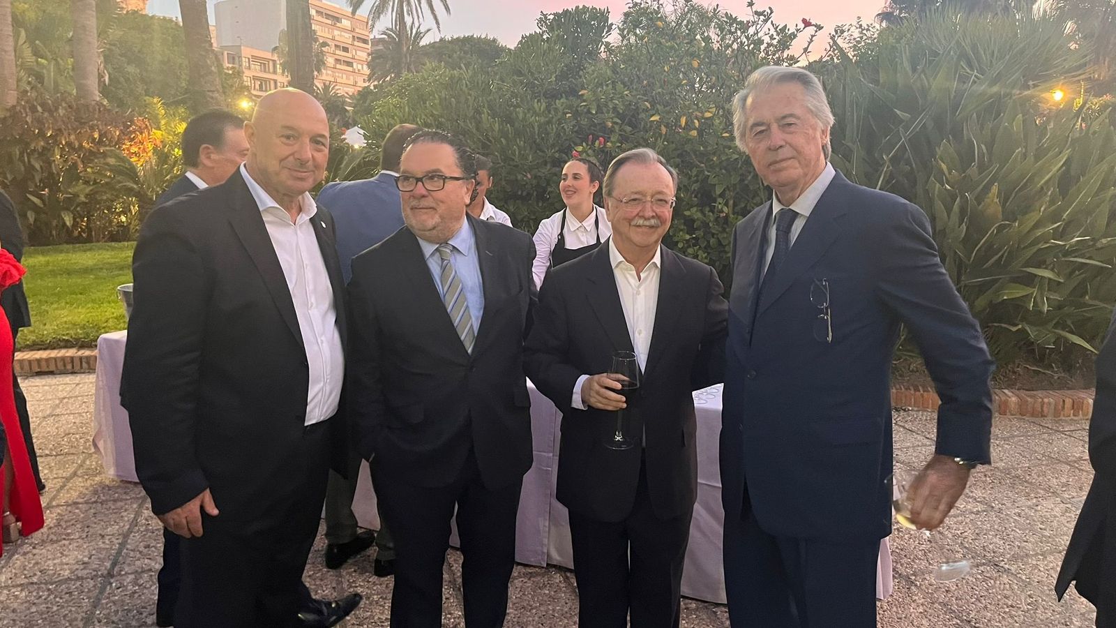 Una recepción el el Parque Marítimo, antesala del Forbes Ceuta AI & Tech Summit