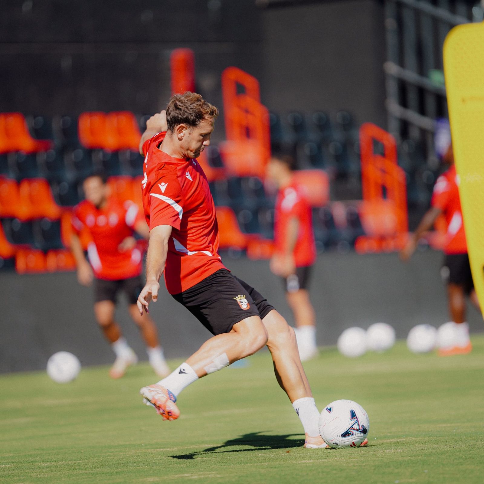 Imágenes del entrenamiento en el Murube
