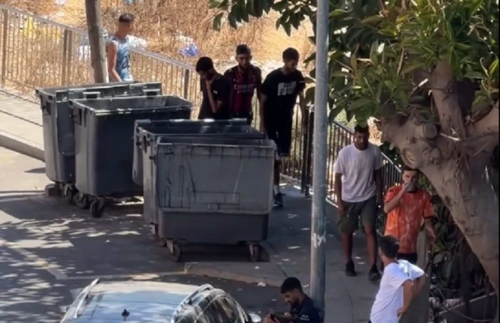 Imagen de la Cuesta Móvil, lugar donde se produjo el enfrentamiento entre migrantes