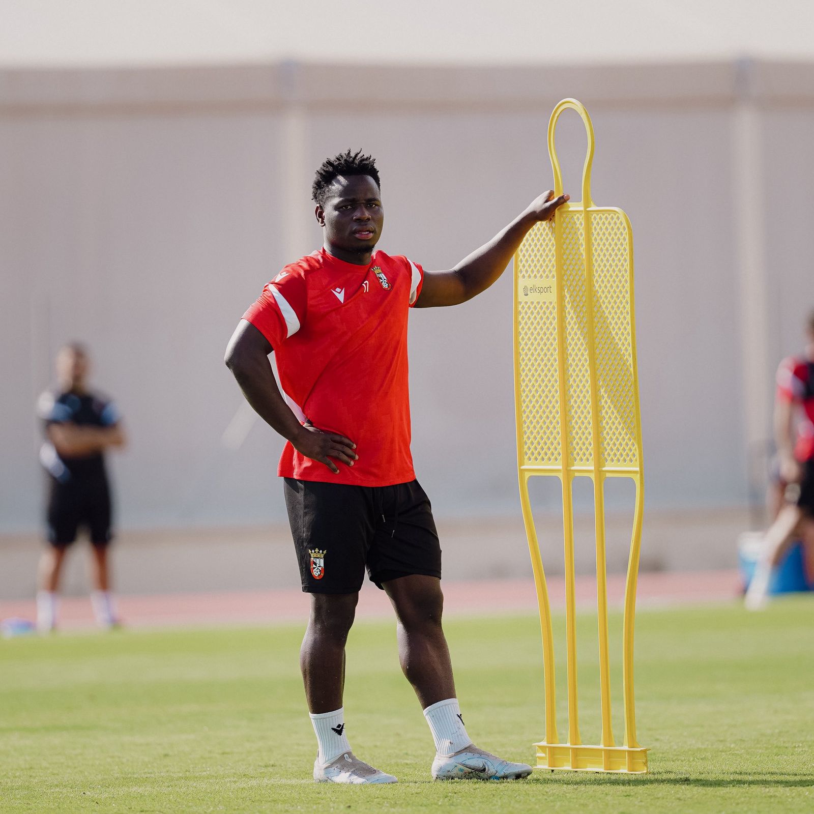 Imágenes del último entrenamiento del equipo
