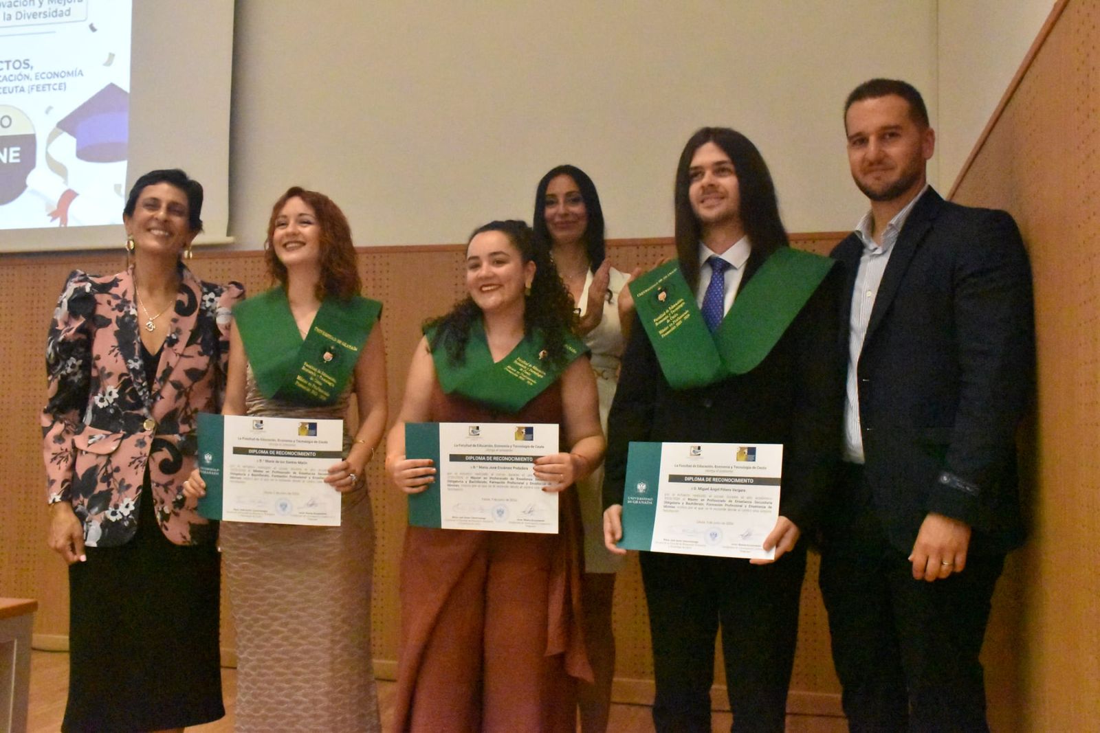 Graduación en el Campus de los posgrados de la Universidad de Granada en Ceuta