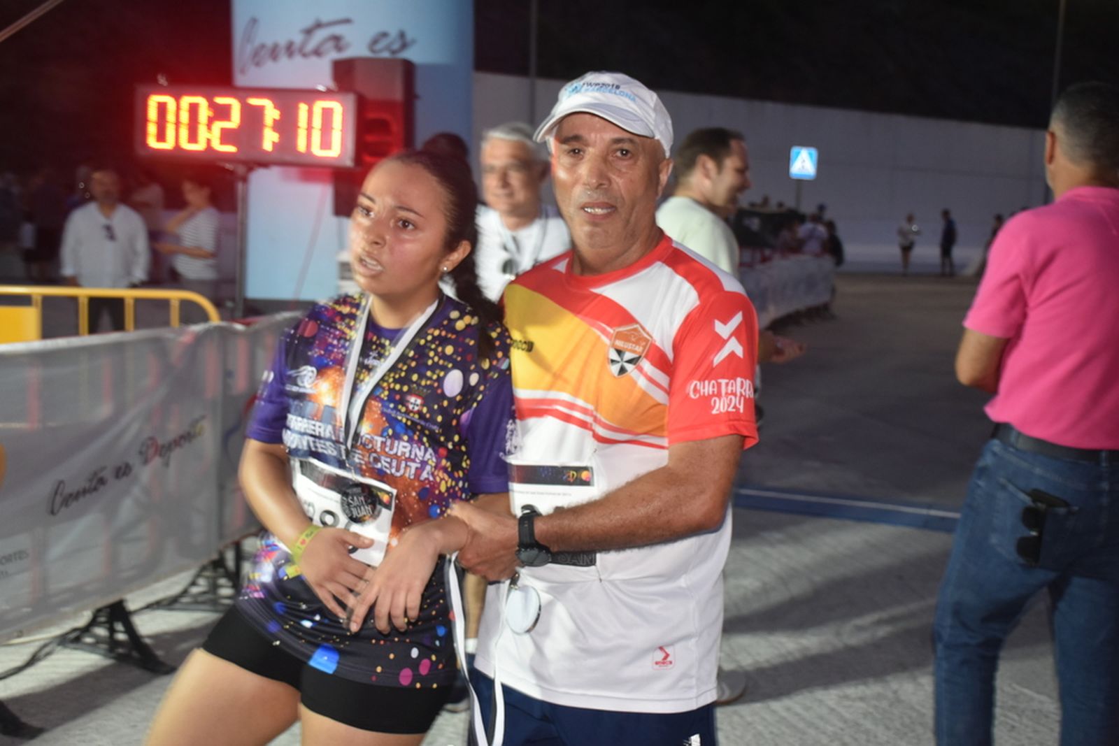 “Bily” y Elena López, reyes de la XXXI carrera popular de San Juan