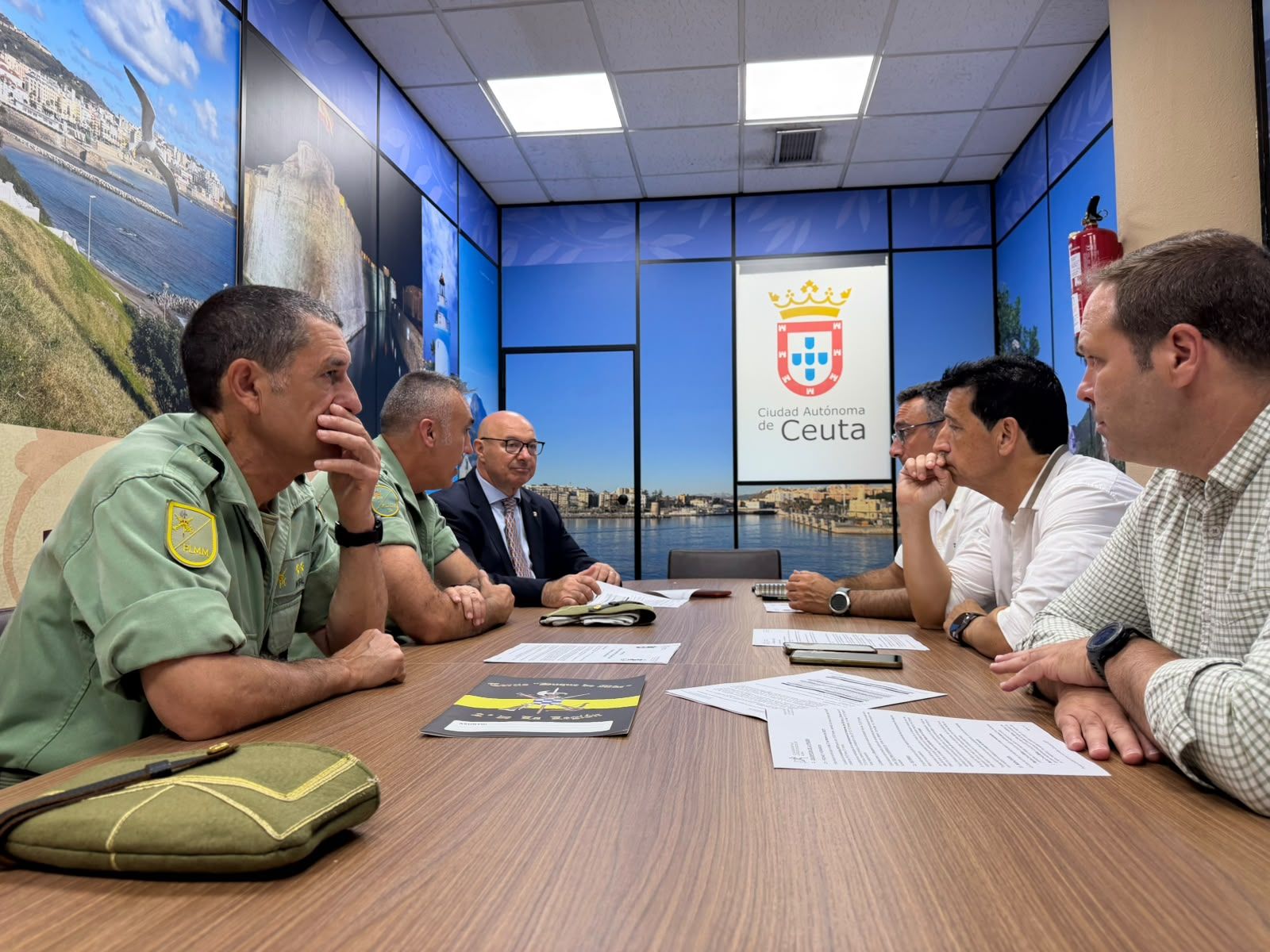 Imagen de la primera reunión de preparación de la XI edición de la Cuna de la Legión