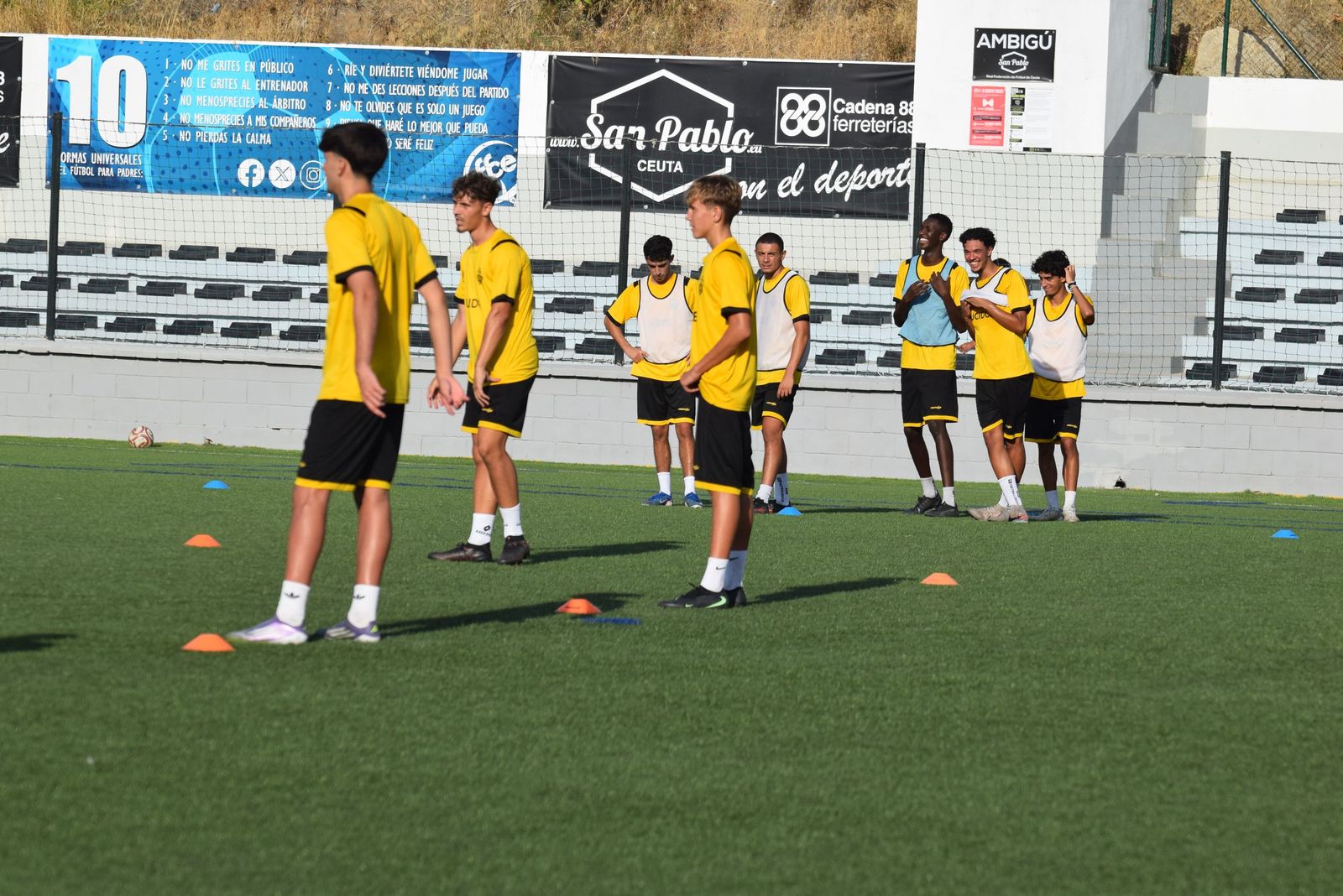 Entrenamiento Sporting Atlético