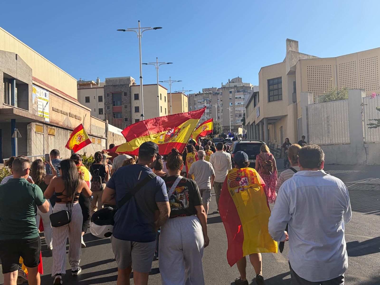 La ‘sentada pacífica’: una nueva manifestación hasta la frontera y en contra la violencia