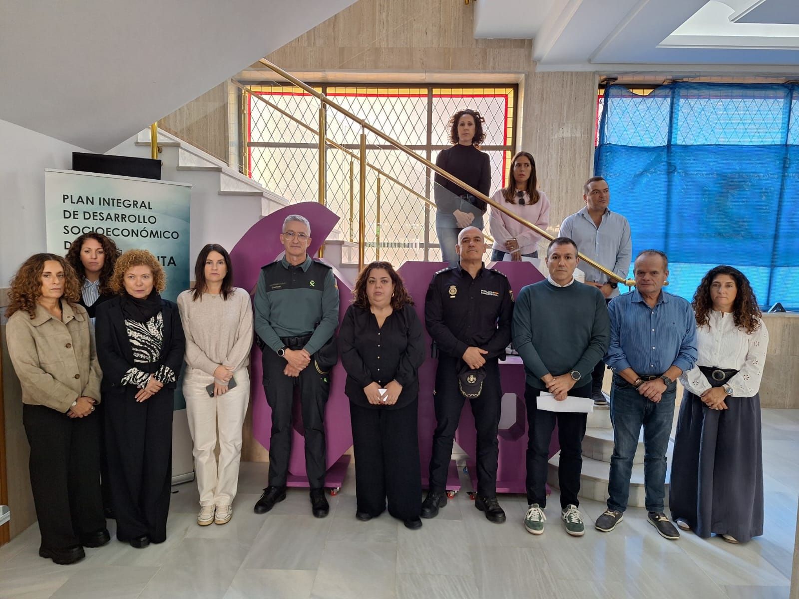 Un momento del acto celebrado en la Delegación del Gobierno