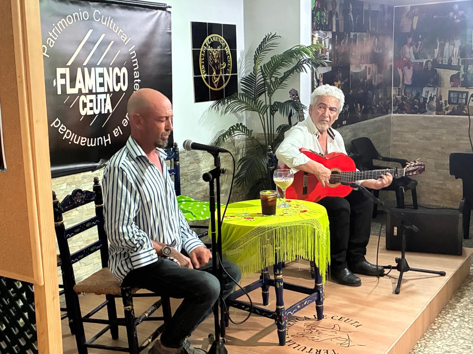 Jesús ‘el Sevillano’ ofreció ayer en la Tertulia un magnífico recital flamenco