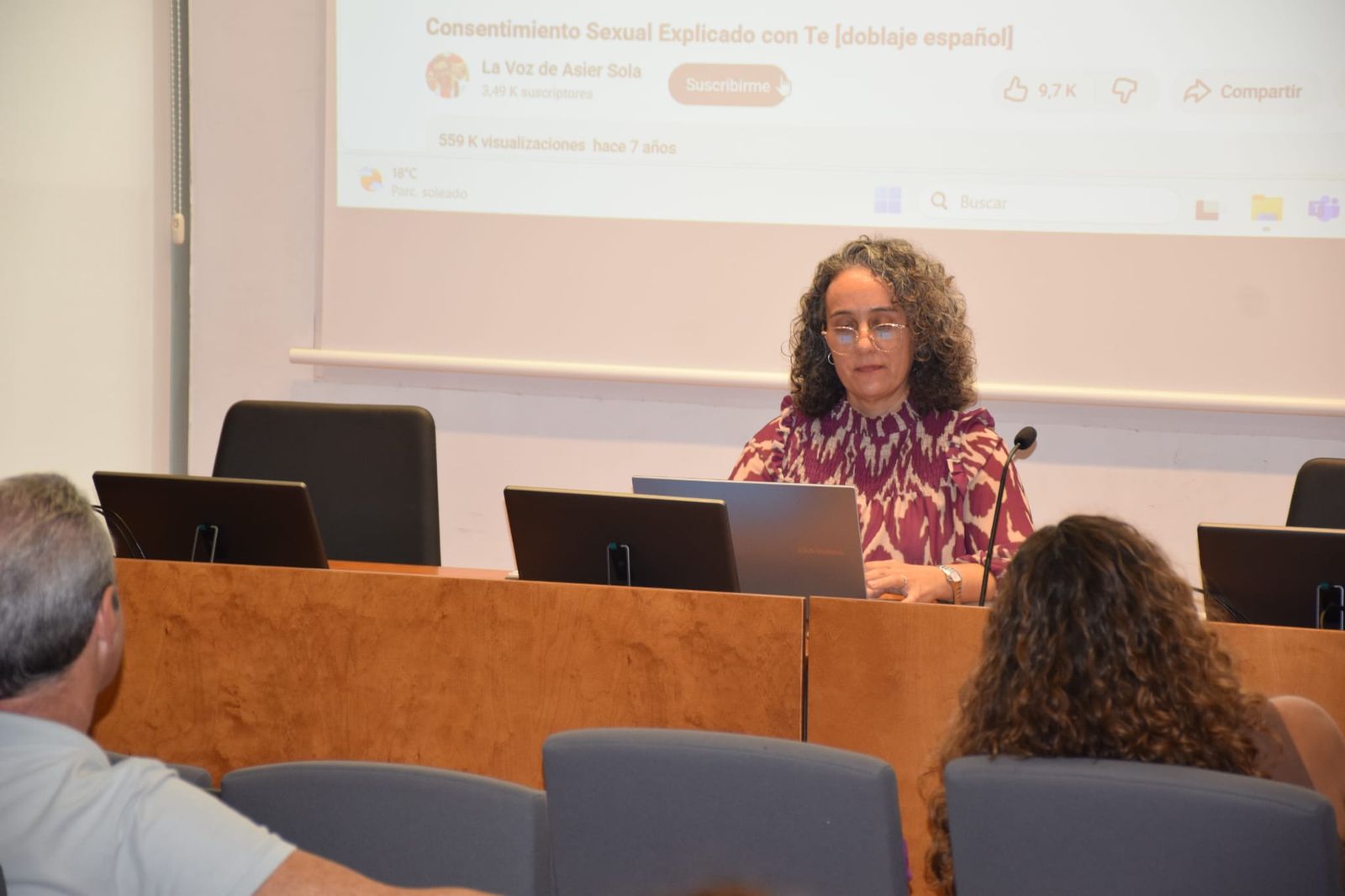 Rosa María Rodriguez, ponente